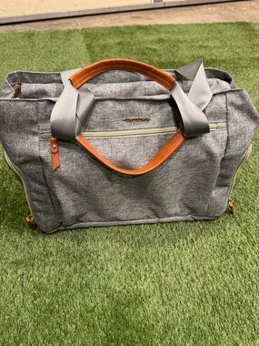 Mommore Breast Pump Bag Diaper Tote Bag w/ 15 Inch Laptop Sleeve Shoulder Strap